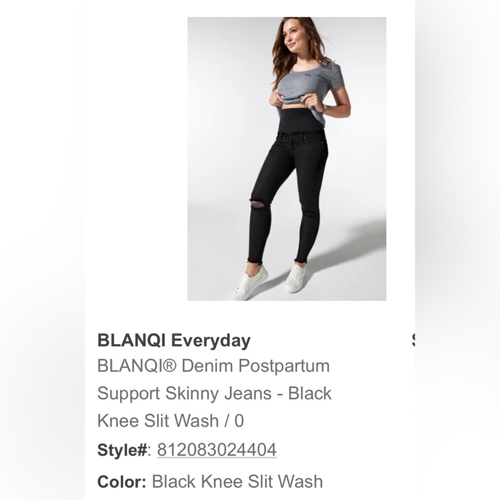 Blanqi Pregnancy/Postpartum Skinny Jeans